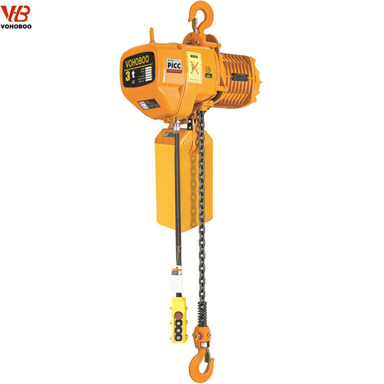 0.5 ton construction elevator electric chain hoist / tower marine crane hoist motor 2t