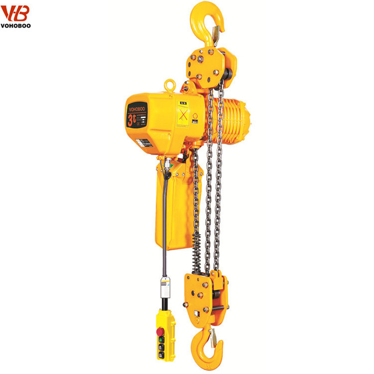 3 ton electric chain pulley block hoist VOHOBOO brand