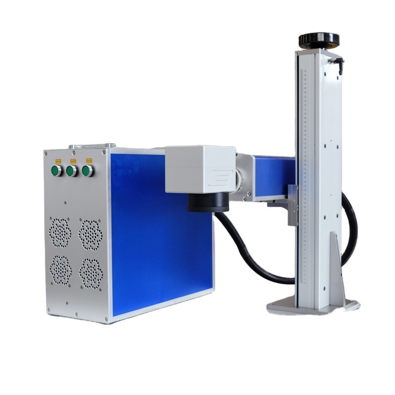 voiern factory price supply 20w 50w split type raycus 3d fiber laser marking machine and JPT mopa fiber laser making machine 30w