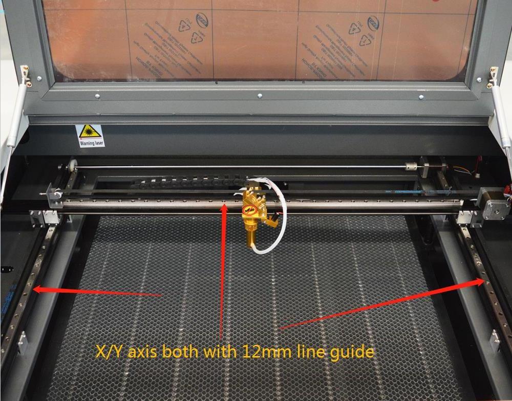 60w 80w 100w 42 motor 4060/7050/9060 Co2 laser engraving cutting machine for wood /MDF/paper