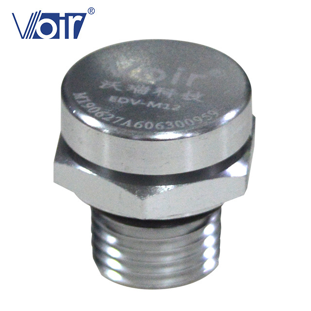 High Quality Voir Aluminum  M12*1.25  Ventilation Breather Pressure Relief Screw-in  Valve Waterproof  Protective Air Vent Plug