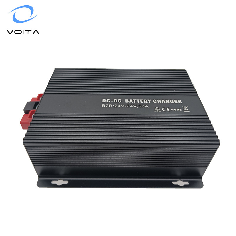 Solar charging  b2b 24v to 24v 50a dc to dc charger with Bluetooth