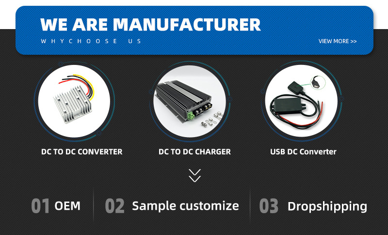 Overcurrent Protection 12v to 48v 10A dc to dc charger lithium battery charging