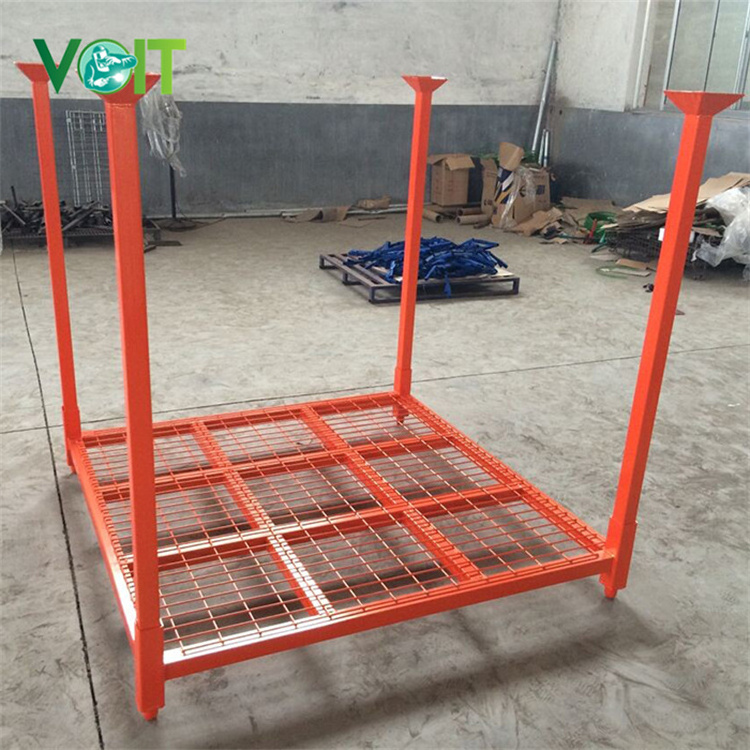 Heavy Duty Warehouse System Detachable Metal Steel Powder Coated Stacking Rolling Tire Rack