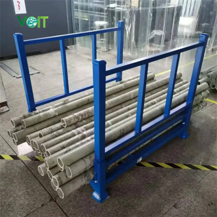 Portable Industrial Steel Metal Stacking Fabric Roll Cage Pallet Rack