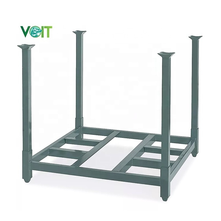 Heavy Duty Warehouse Vertical Stackable Steel Storage Industrial Metal ...