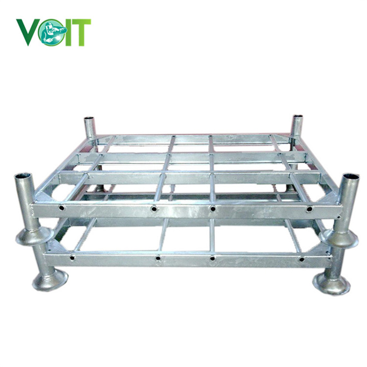 Vertical Movable Steel Heavy Duty Galvanized Storage Stacking Rack