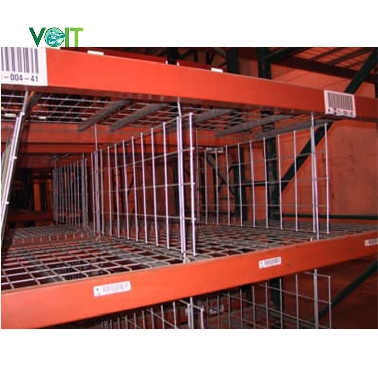 Steel Hanging Wire Rack Shelf Mesh Dividers For Deck