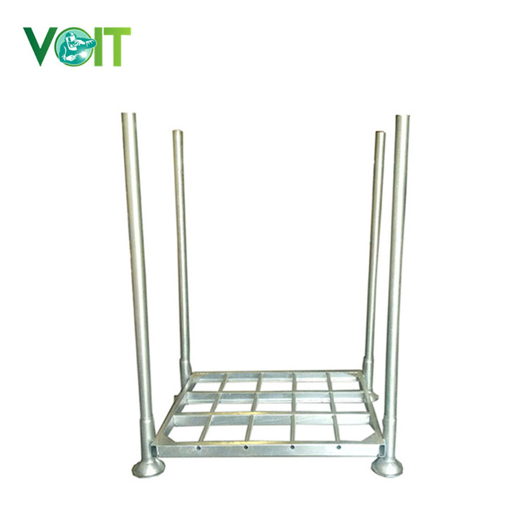 Vertical Movable Steel Heavy Duty Galvanized Storage Stacking Rack