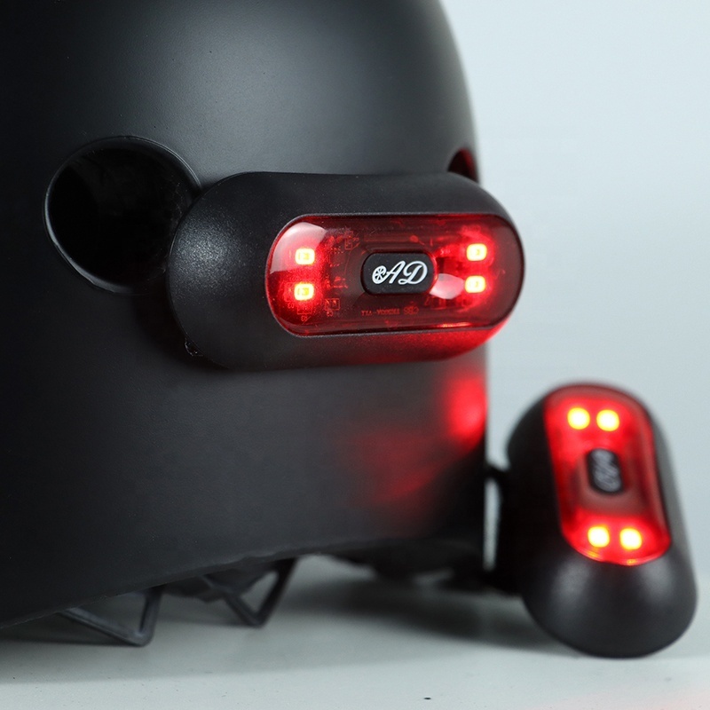 USB Chargeable Hot sell Warning Helmet Light Night Safety Signal LED Helmet light