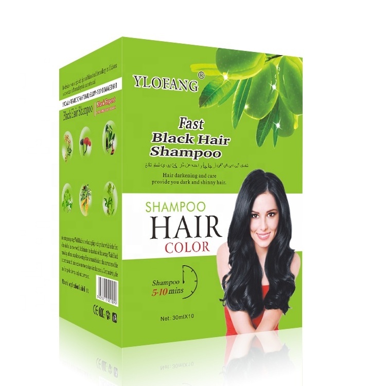 Hair Dye Shampoo Without ppd Natural Olive Black Hair Dye Shampoo Covering Gray Hair Shampoo