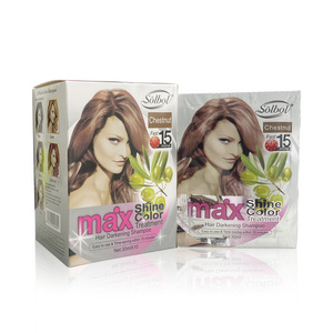 Semi Permanent Hair Dye Brown Hair Dye Shampoo tintes para el cabello shampooing colorant pour cheveux bruns