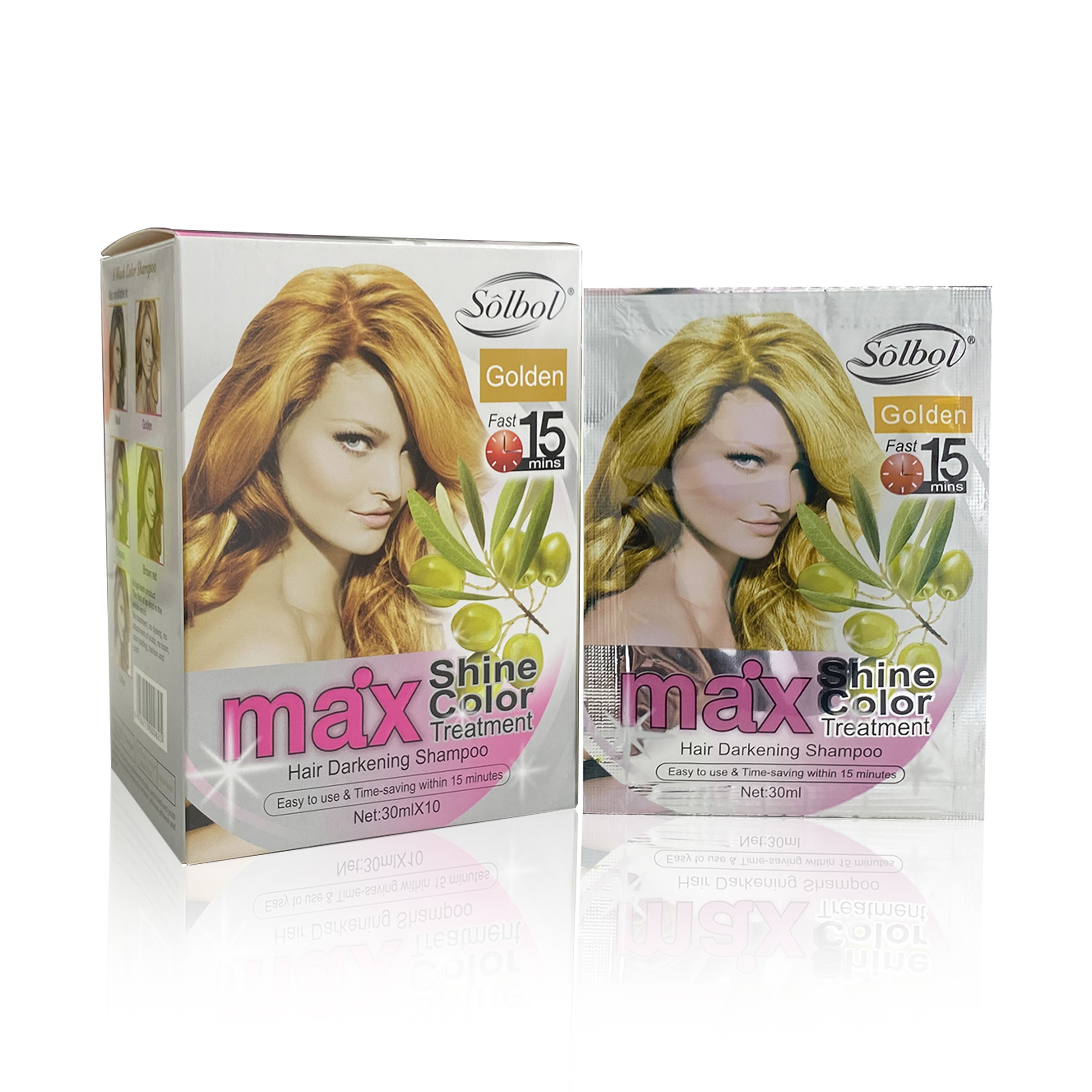 Semi Permanent Hair Dye Brown Hair Dye Shampoo tintes para el cabello shampooing colorant pour cheveux bruns