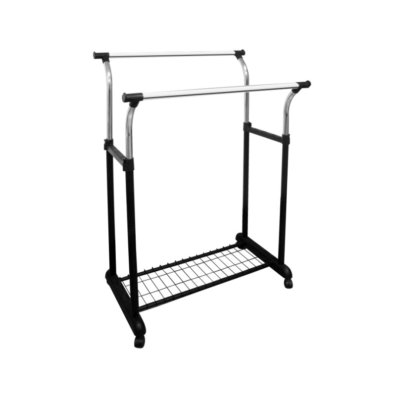 Prime Quality Customized Clothing Telescope Bedroom Freestanding Clothes Rack Drying Rack With Long Service Life