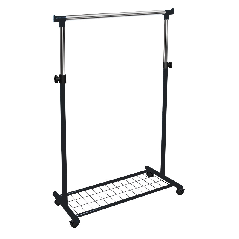 Best Selling Taiwan Brand Metal Garment Rack With Shoe Shelf Garment Display Rack Clothing Garment Rack