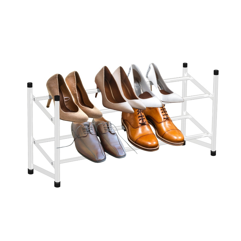 Great Quality Extensible Stackable Metal Extensive Shoe Rack Storage Rack Multi-Functional Metal Rack For Sale