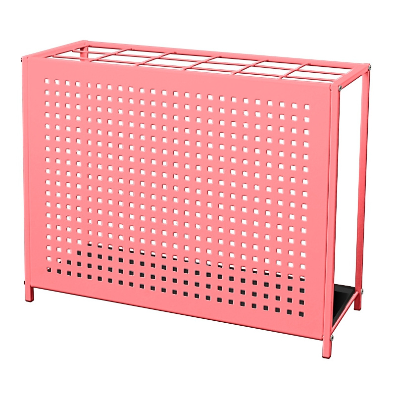 Good End Price Metal Umbrella Stand Free Standing Storage Umbrella Rack Holder 18 Slots For Sale