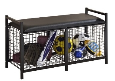 Good End Price Metal Wire Storage Organizer Bench Movable Big Space Stand Rack For Sale