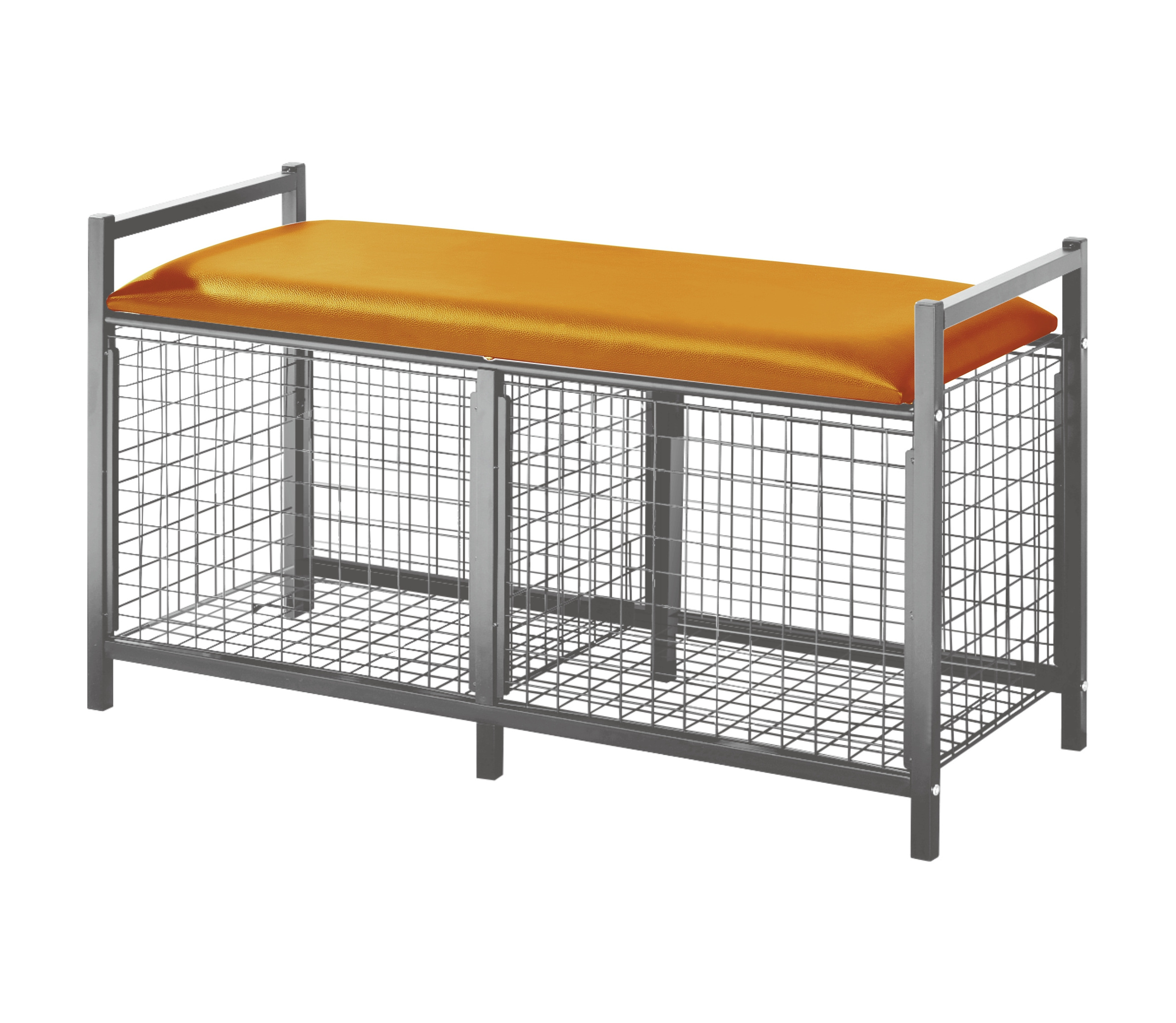 Good End Price Metal Wire Storage Organizer Bench Movable Big Space Stand Rack For Sale