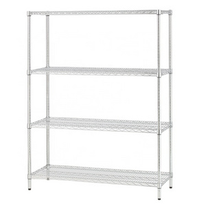 Heavy Duty 120*46 CM Black Rust Resistant Wire Mesh Shelves 250 KGS For 1" Pole Wire Shelving Steel Mesh Shelves