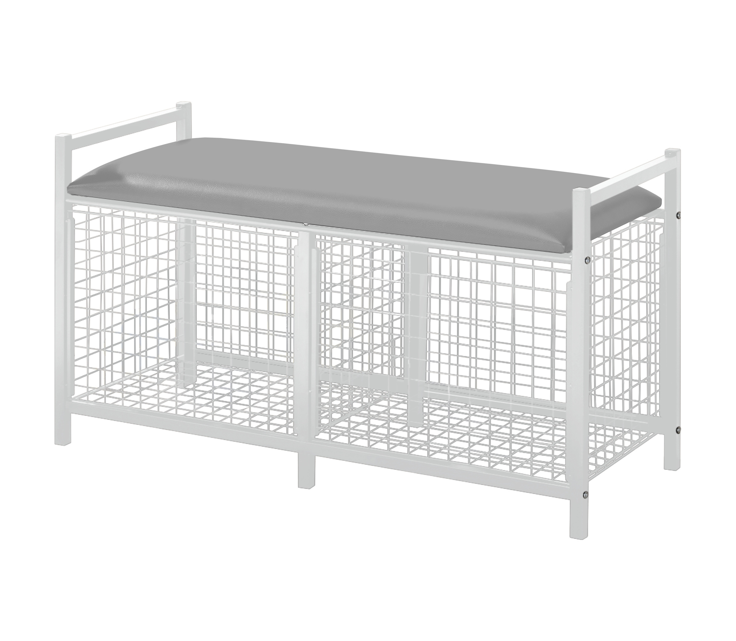 Good End Price Metal Wire Storage Organizer Bench Movable Big Space Stand Rack For Sale