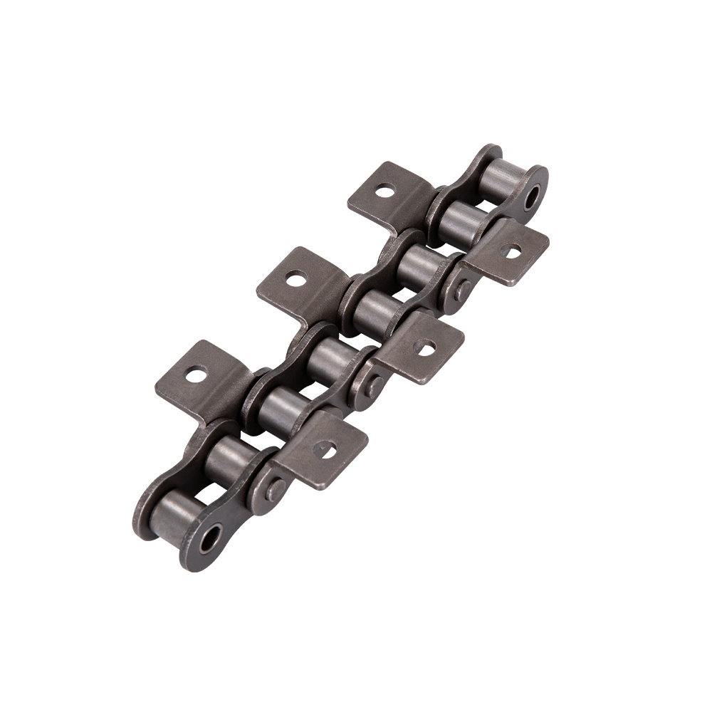 Heavy Duty Simplex roller chains High Precision Transmission Roller Chain with attachment