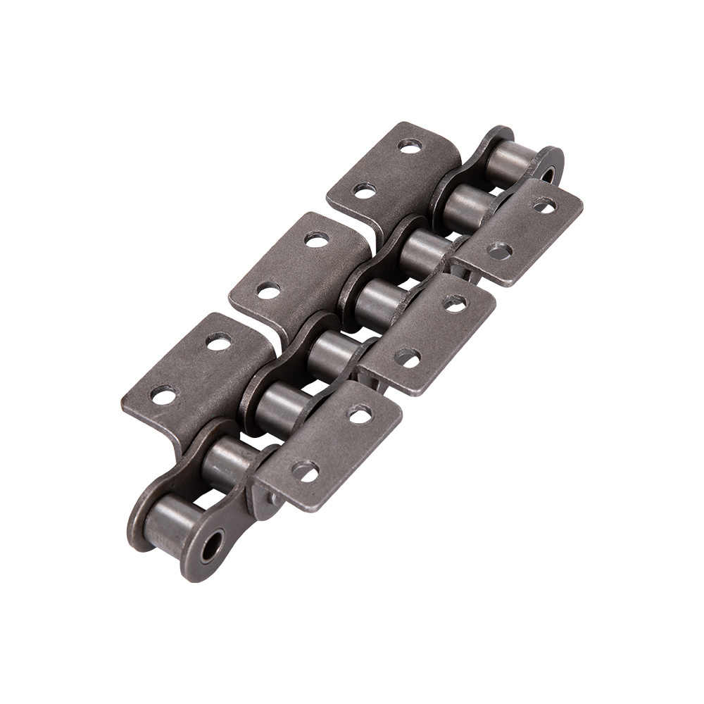 Heavy Duty Simplex roller chains High Precision Transmission Roller Chain with attachment