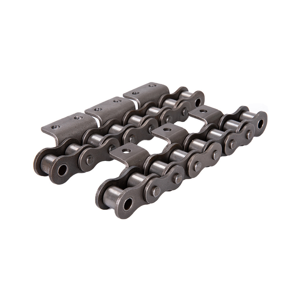 High Precision A series short pitch Industrial conveyor chain With Attachments Transmission Roller Chain