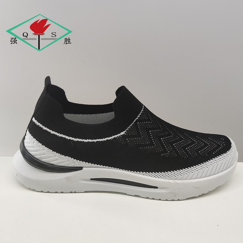 Web Celebrity Style Wholesale Customize Shoes Fly Knit Fabric Shoes Wholesale High Quality Shoes