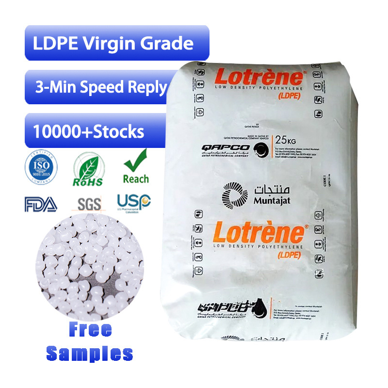 LDPE LGA 105 Virgin LDPE Plastic Raw Material low density polyetylene factory material for Blown Film