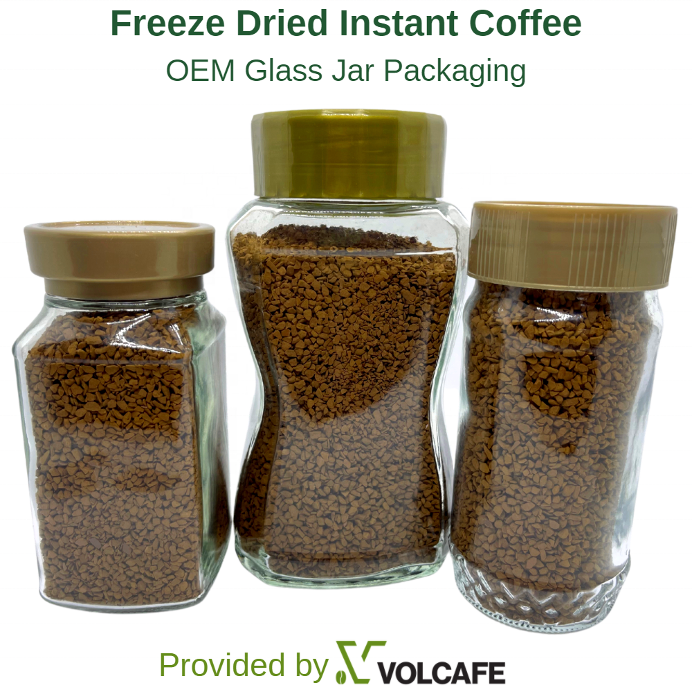 Instant Coffee Crystallized 25kg Pack 40-50 Brix with 24-Month Shelf Life Keep in Cool and Dry Place Avoid Sunshine