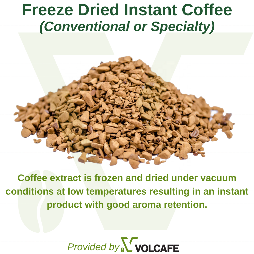 Soluble Coffee Exporters freeze dried instant coffee medium dark made from Pure Vietnam Robusta beans