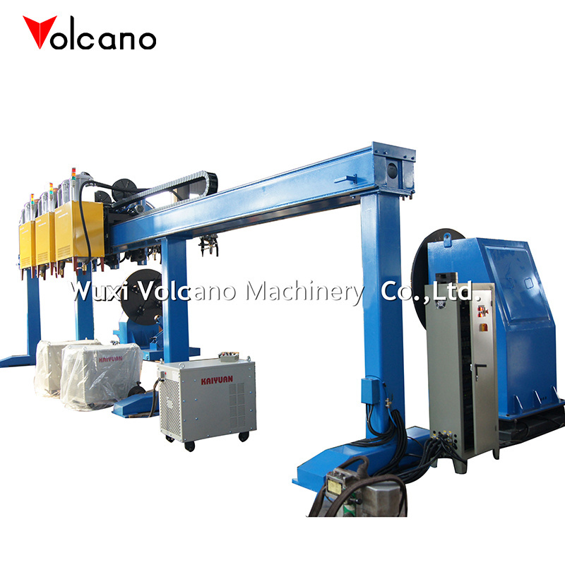 Automatic pipe joint welding machine for solar water heater production line