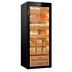 Factory Direct Offer Cigar Humidor Cabinet With Cooling Humidity Control Automatic