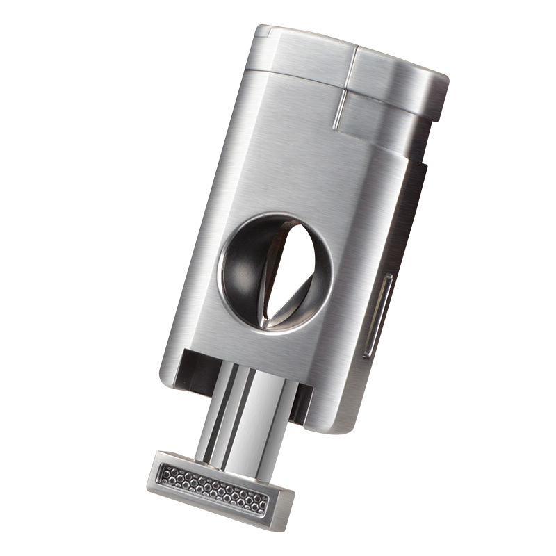 2023 Triple Jet Flame Cigar Lighter with Cigar Cutter