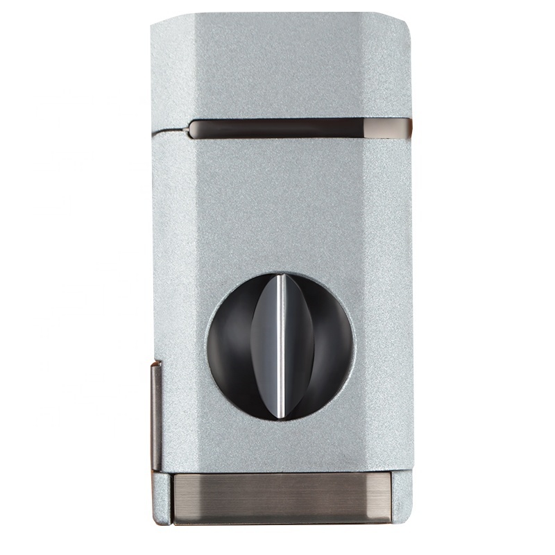 2024 Newly Developed New Product Multifunctional Triple Fire Cigar Cutter Lighter Lighter Torch Cigar Lighter