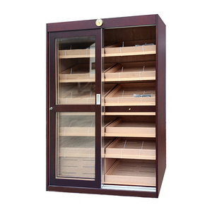 NEW Design Customized Sliding Door Cigar Humidor Cabinet Large Humidor Cigar Box Cabinet Cigar Cabinet Humidor