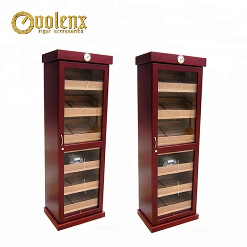 Custom large cigar display cabinet for tobacco