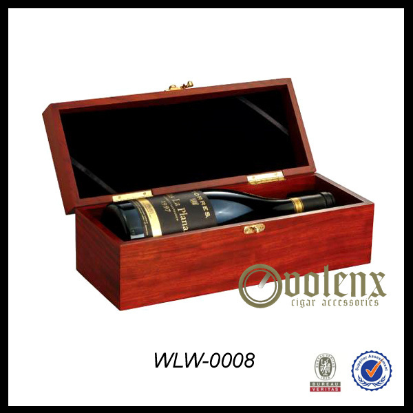 custom wooden wine box factory handmade wood box for wine glasses