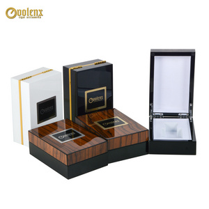 Custom Luxury Wooden Single Perfume Box With Lock