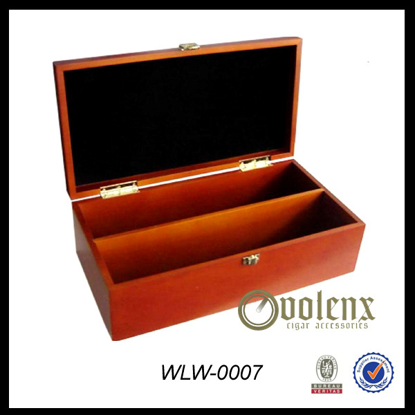 custom wooden wine box factory handmade wood box for wine glasses