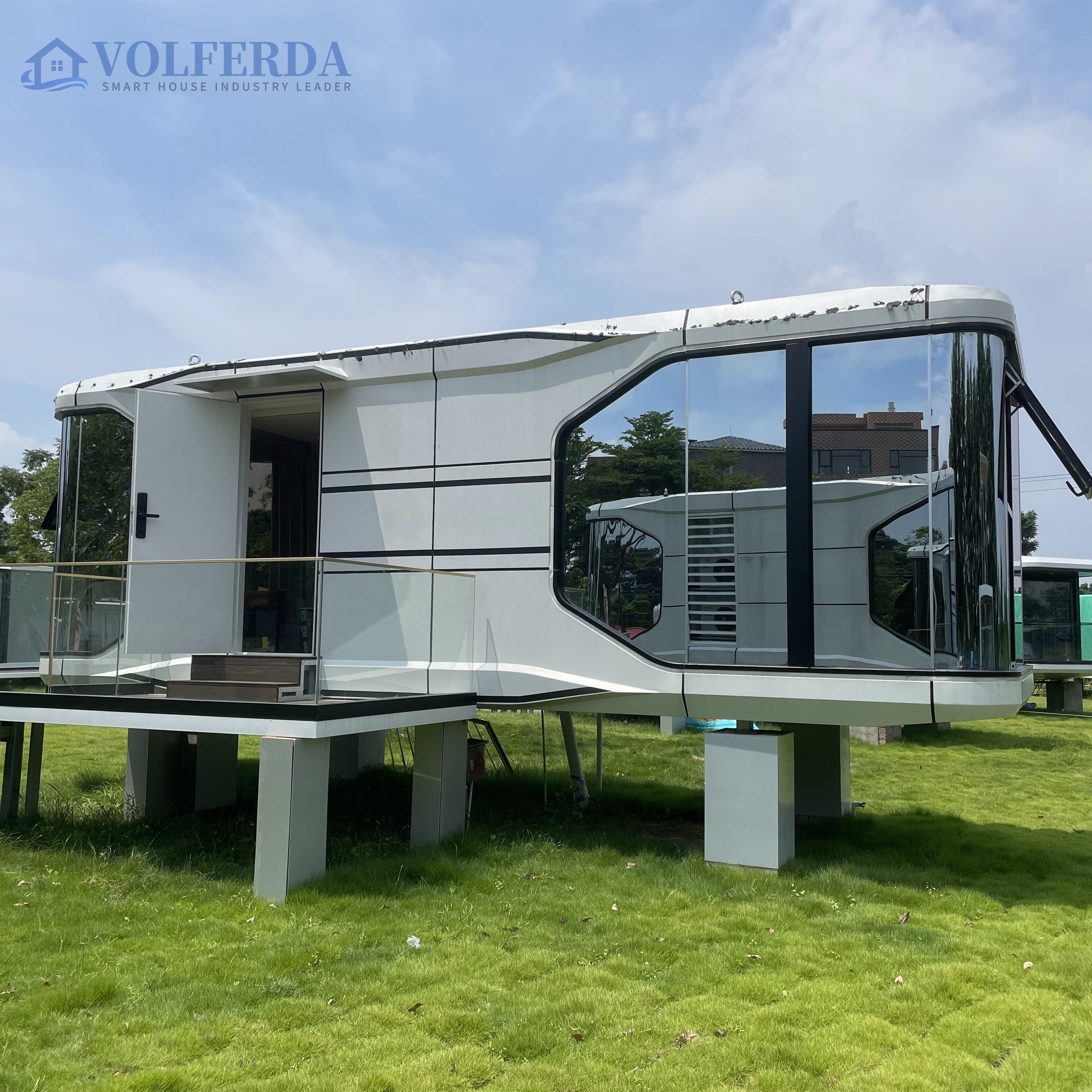 2023 Volferda E5 capsule house newest design Resort Hotel tiny house  prefab house