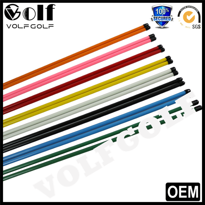 Volf Golf Alignment Sticks for Swing Training and Practice Seven Color Available Can Customized Golf Swing Trainer