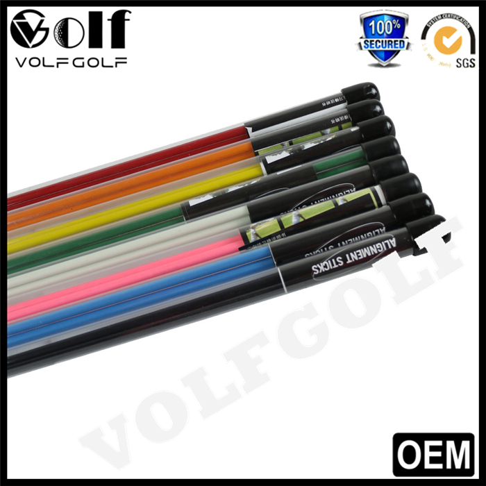 Volf Golf Alignment Sticks for Swing Training and Practice Seven Color Available Can Customized Golf Swing Trainer