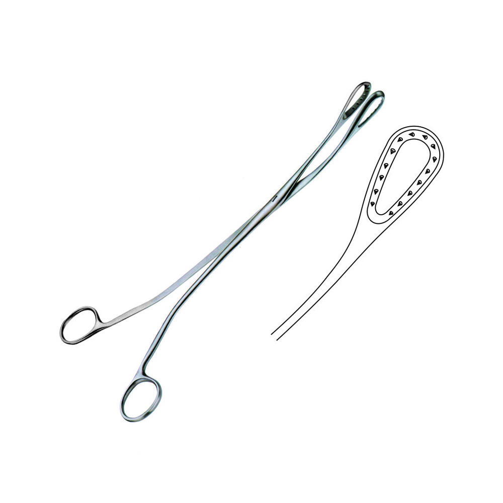 Wallich Ovum Curette, Abortion Scoop 19 mm Obstetrics and Gynecology Surgery Instruments 42 cm - 16 1/2