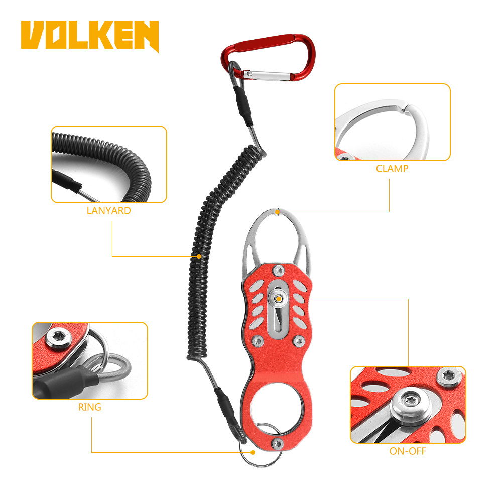 High-quality Control Fishing Pliers Outdoor Fishing Clip Camping Portable Mini Fish Lip Clip