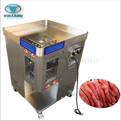 chicken breast slicer/shredded meat cutting machine/fresh meat strips cutter