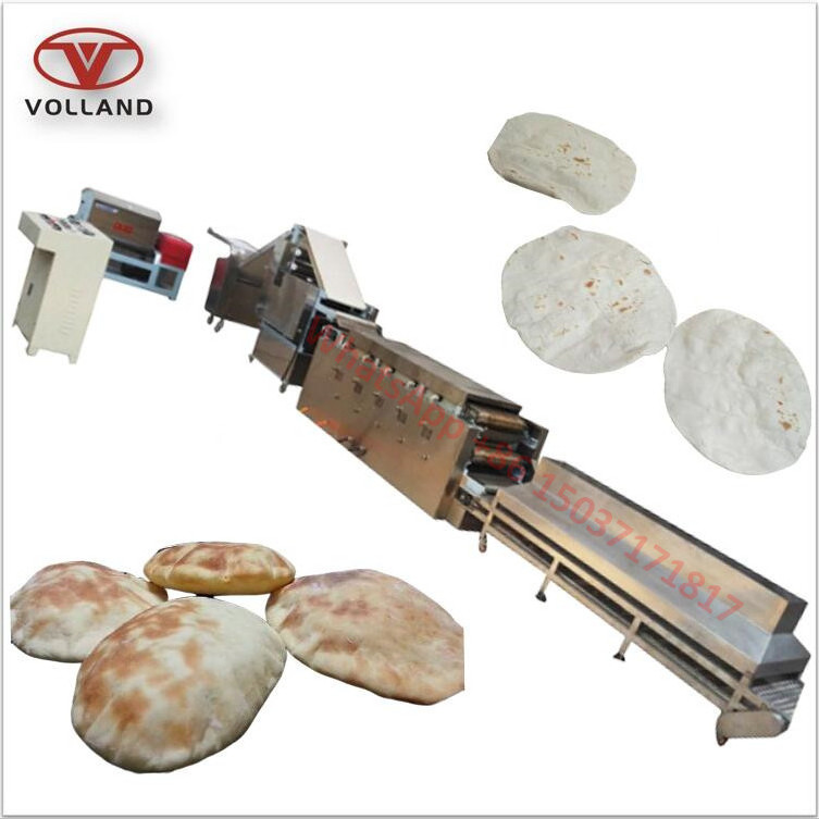 Pocket bread making machine/Crusty pancake maker/Naan Bread machine line