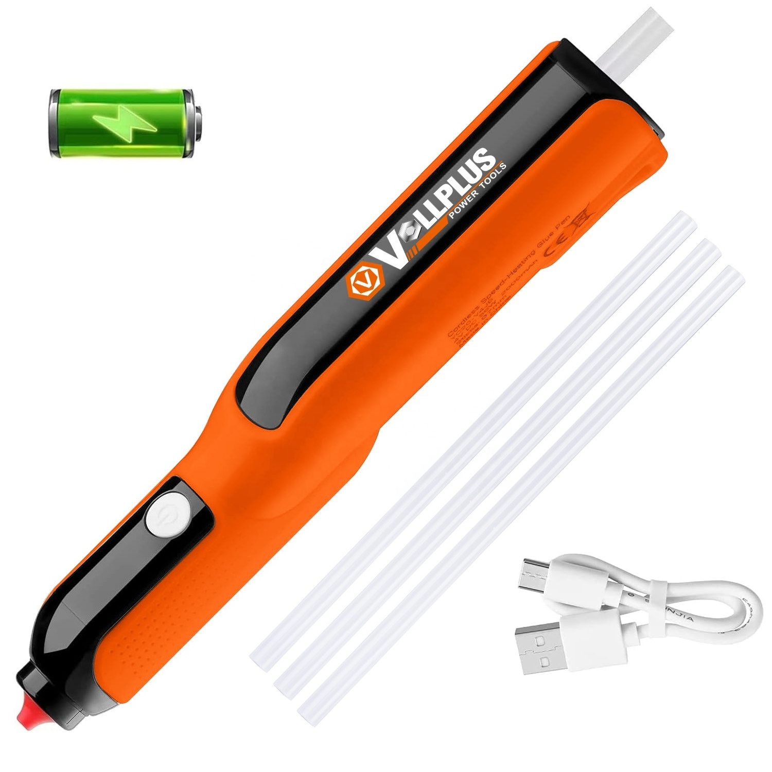 Vollplus VPCD2729 3.6V Lithium Ion Electronic Cordless glue pen gun