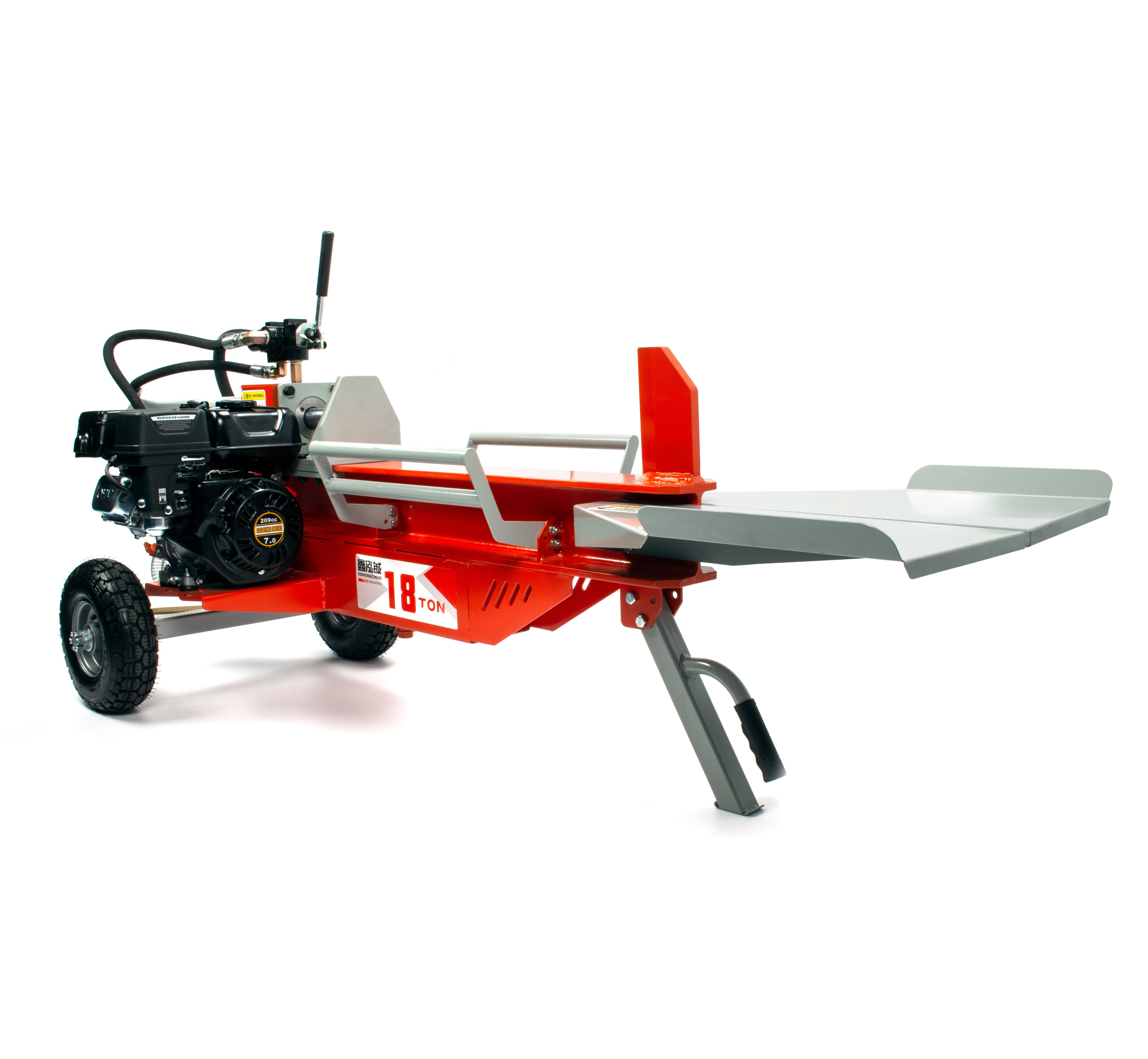 Petrol Log Splitter 18 Ton Log Splitter Forest Firewood Processor Hydraulic Log Splitter For Sale